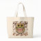 Cute Big Eyed Owl Tote Bag