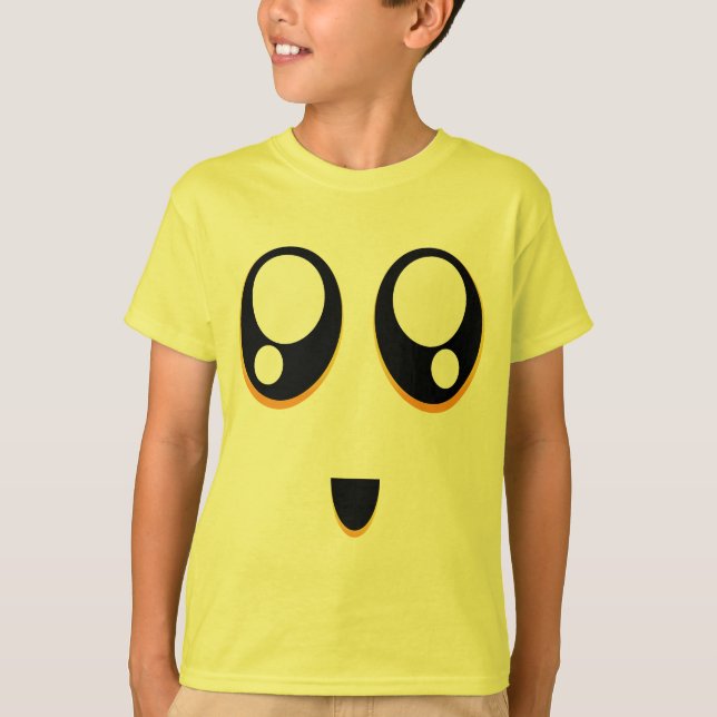 Cute big eyes emoji T-Shirt (Front)