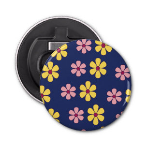 Cute big flowers pattern bottle opener