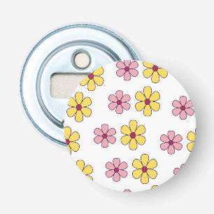 Cute big flowers pattern bottle opener