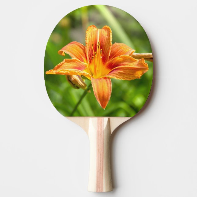 Cute big Lily flower photo Ping Pong Paddle (Front)