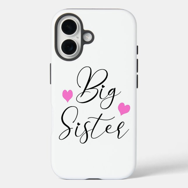Cute Big Sister        Case-Mate iPhone Case (Back)
