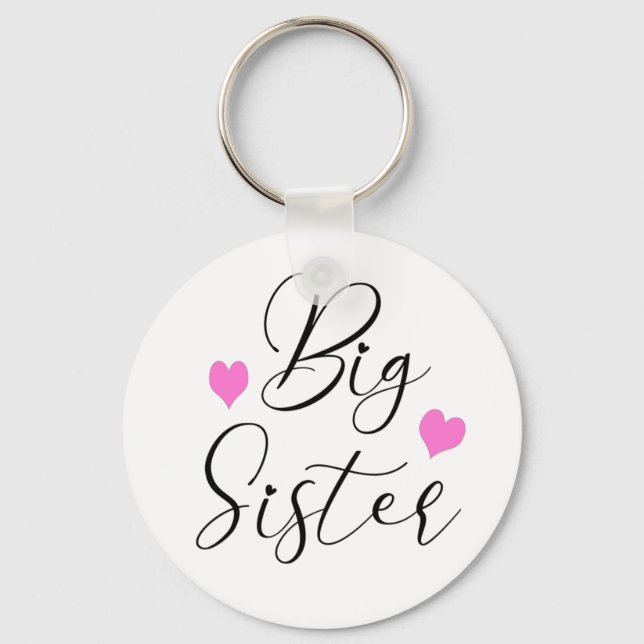 Cute Big Sister        Key Ring (Front)