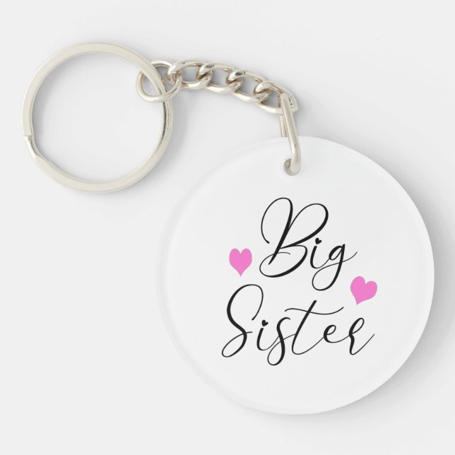 Cute Big Sister        Key Ring (Front)