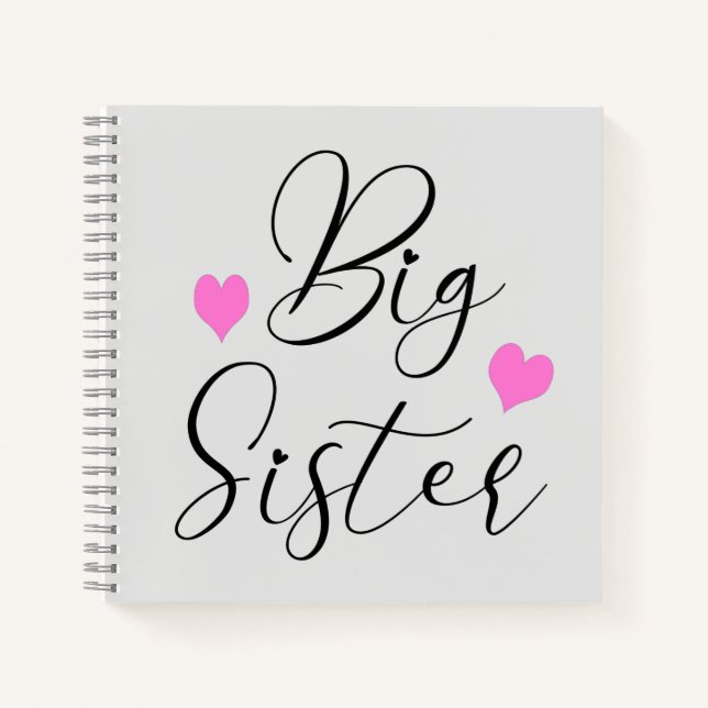 Cute Big Sister        Notebook (Front)