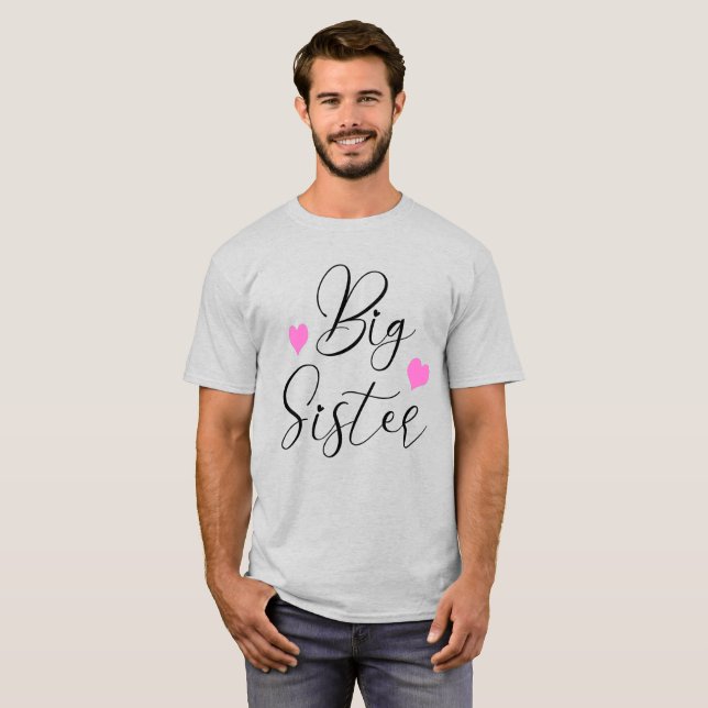 Cute Big Sister T-Shirt (Front Full)