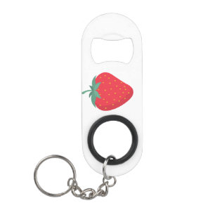 Cute Big Strawberry Keychain