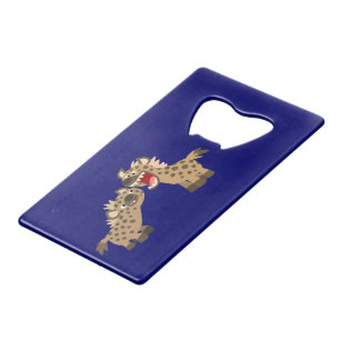 Cute Big-Teethed Cartoon Hyenas Bottle Opener