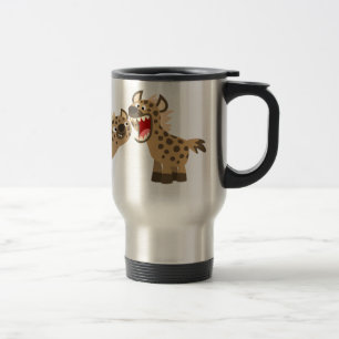 Cute Big-Teethed Cartoon Hyenas Commuter Mug