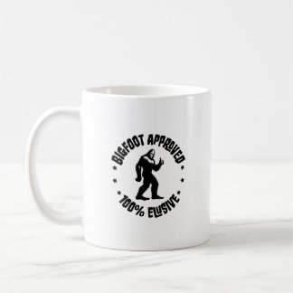 Cute Bigfoot Approved Retro Mug