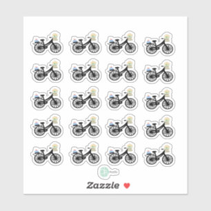 Cute Bike with Cake Birthday Reminder Planner