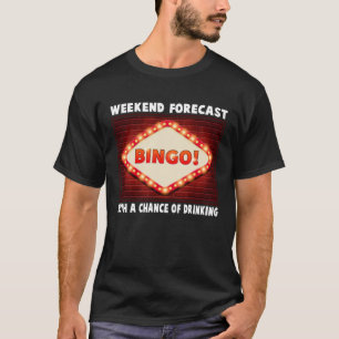 Cute Bingo Design For Casino Game Bingo Lover Pull T-Shirt