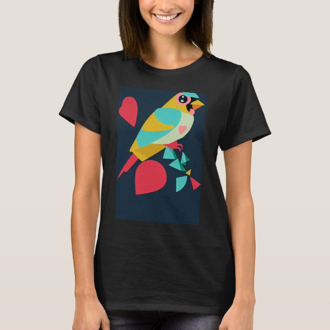 Cute bird art T-Shirt (Front)
