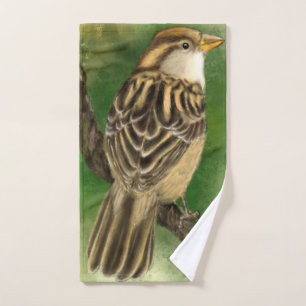 Cute Bird Bath Towel Set