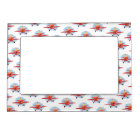 Cute bird flying red aeroplane cartoon illustratio