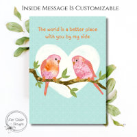 Cute Bird Love Valentine’s Day