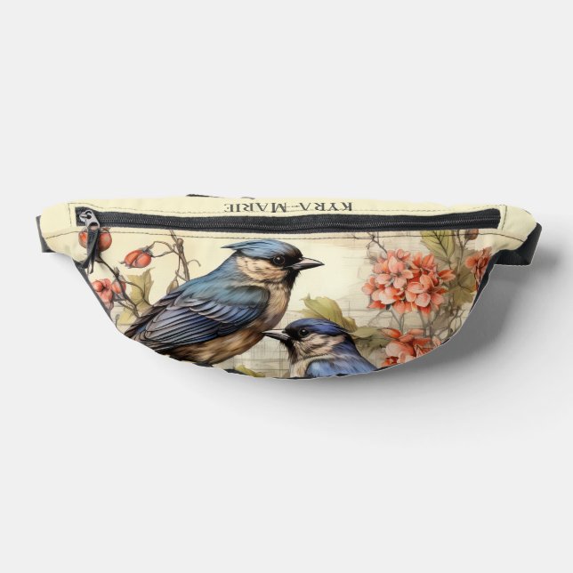 Cute bird lovers add name bum bags (Lay Down)