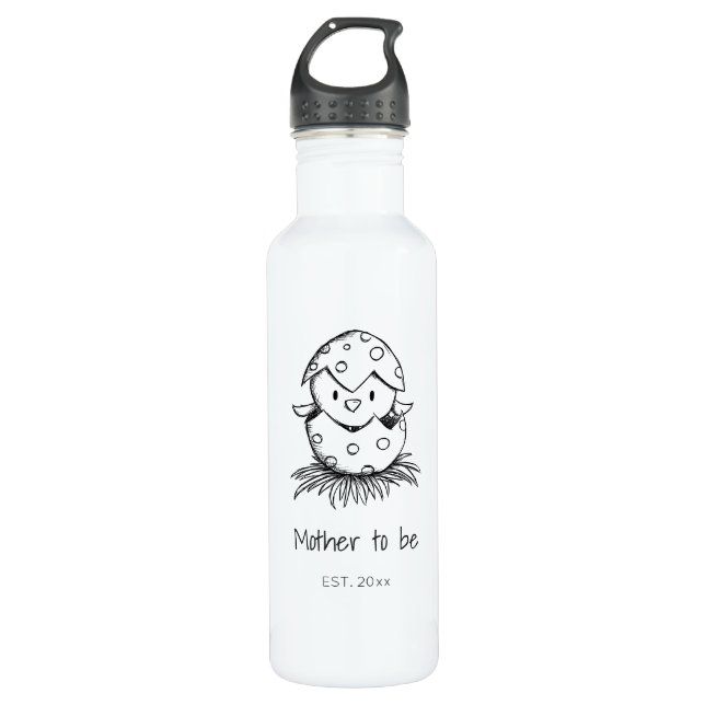 Cute Bird Mother To Be  710 Ml Water Bottle (Front)