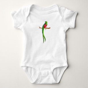 Cute bird Quetzal Baby Bodysuit