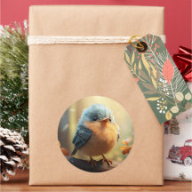 Cute bird sticker