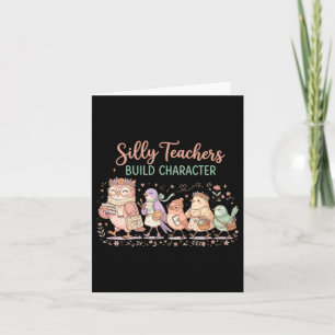 Cute Bird Teacher Squad Shirt Funny Teacher Gift Card
