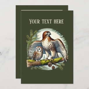 cute bird watching party invitation