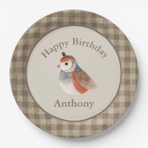 Cute Bird Watercolor Name Birthday