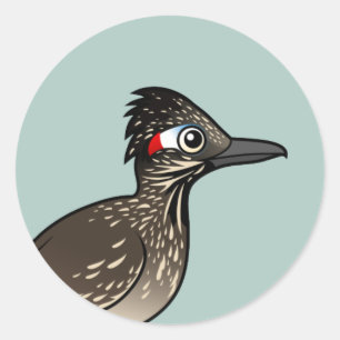 Cute Birdorable Roadrunner Classic Round Sticker