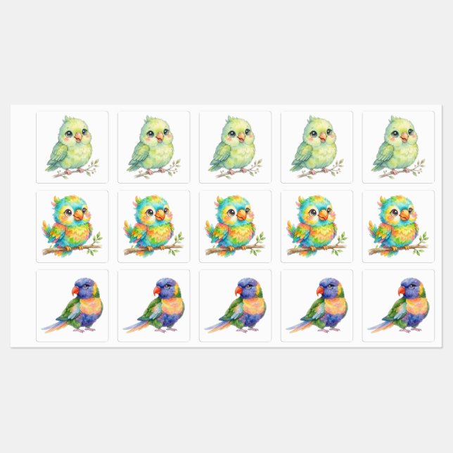 Cute Birds (Sheet)