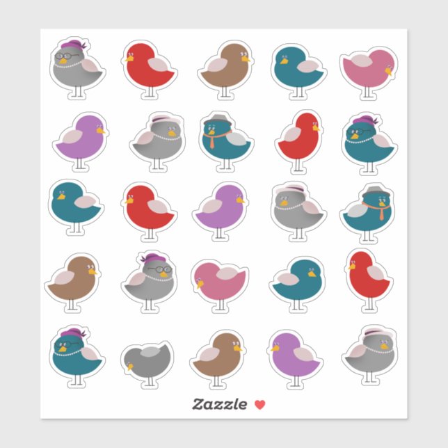 Cute Birds (Sheet)