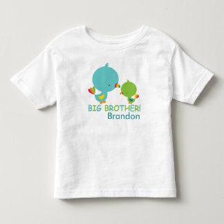 Cute Birds Big Brother Toddler Fine Jersey T-Shirt