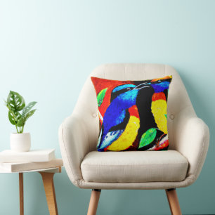 Cute Birds Couple. Buy Now Cushion