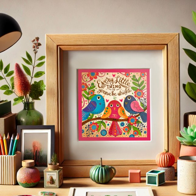 Cute Birds Fun Subscriber Collab Inspirivity Poster (Creator Uploaded)