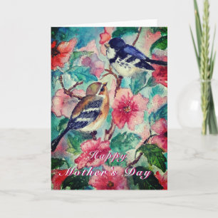 Cute Birds Mother's Day Card