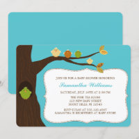 Cute Birds on a Tree Baby Shower