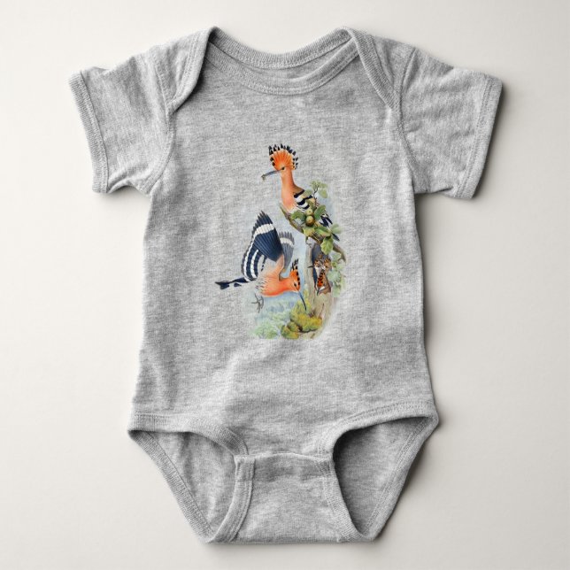  Cute birdsbaby bodysuit   (Front)