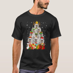 Cute Birman Cat Christmas Tree Ornament Cat Xmas T-Shirt