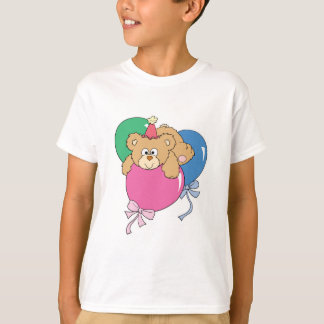 Cute Birthday Balloon Bear T-Shirt