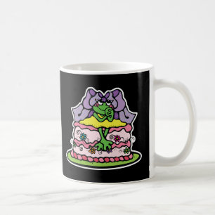 cute birthday cake froggy coffee mug