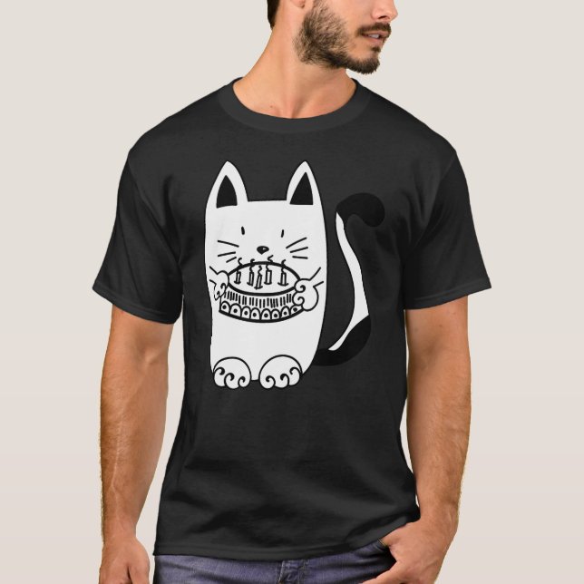 Cute Birthday Cake Kitty  Cat & Kitten Lover & Gif T-Shirt (Front)
