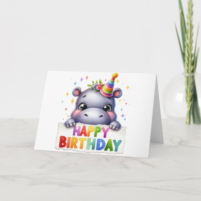 Cute Birthday Card  (Front)