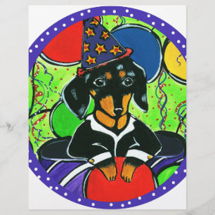 Cute Birthday Dachshund