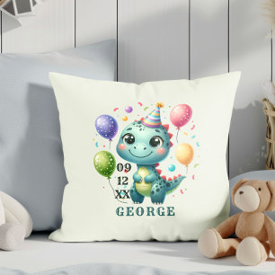 Cute Birthday Dinosur Cushion