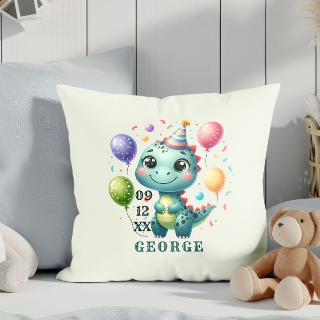 Cute Birthday Dinosur Cushion (Creator Uploaded)