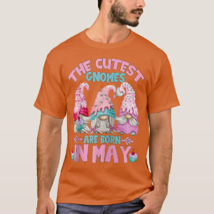 Cute Birthday Gnomes For Women & Garden Mom Who Bo T-Shirt
