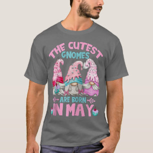 Cute Birthday Gnomes For Women & Garden Mum Who Bo T-Shirt