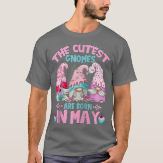Cute Birthday Gnomes For Women & Garden Mum Who Bo T-Shirt