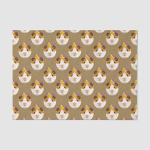 Cute Birthday Guinea Pig Pattern Tissue Paper