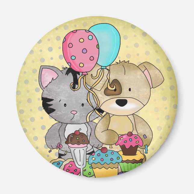 Cute Birthday Magnet (Front)