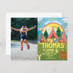 Cute Birthday modern kids Postcard